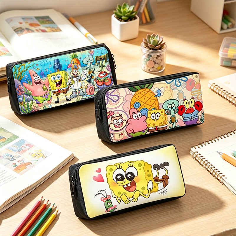 Anime Merchandise For Sale - SpongeBobs Pencil Case Cute Anime Cartoon