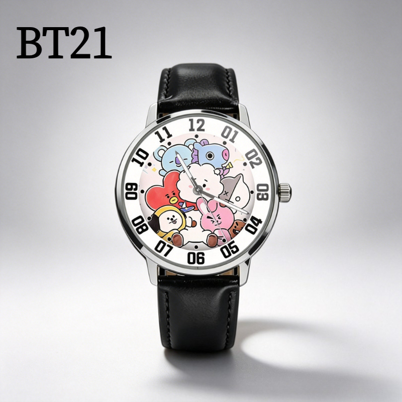 BT21 cartoon cute student watc - đánh giá và giá Anime Merchandise Types